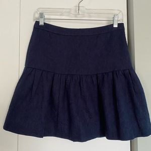 LIKE NEW J Crew Factory Cotton Floral Jacquard Skirt 0